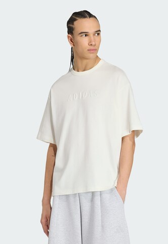 T-Shirt fonctionnel 'Soft Lux' ADIDAS SPORTSWEAR en blanc : devant