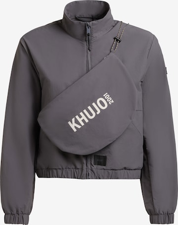 Giacca di mezza stagione 'Leitzi' di khujo in grigio: frontale