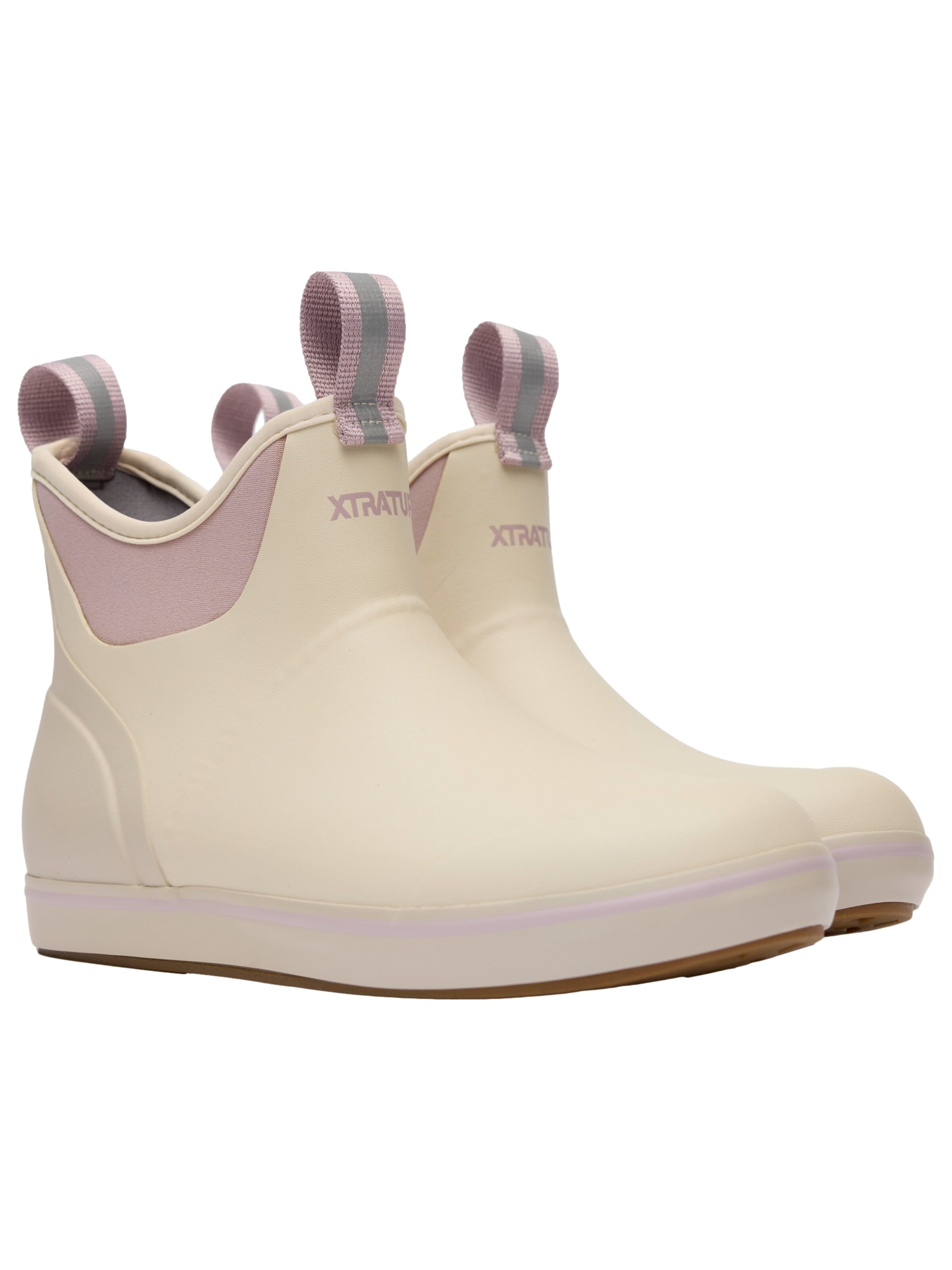XtraTuf Rubber Boots 'Womens Ankle Deck Boot' in Beige