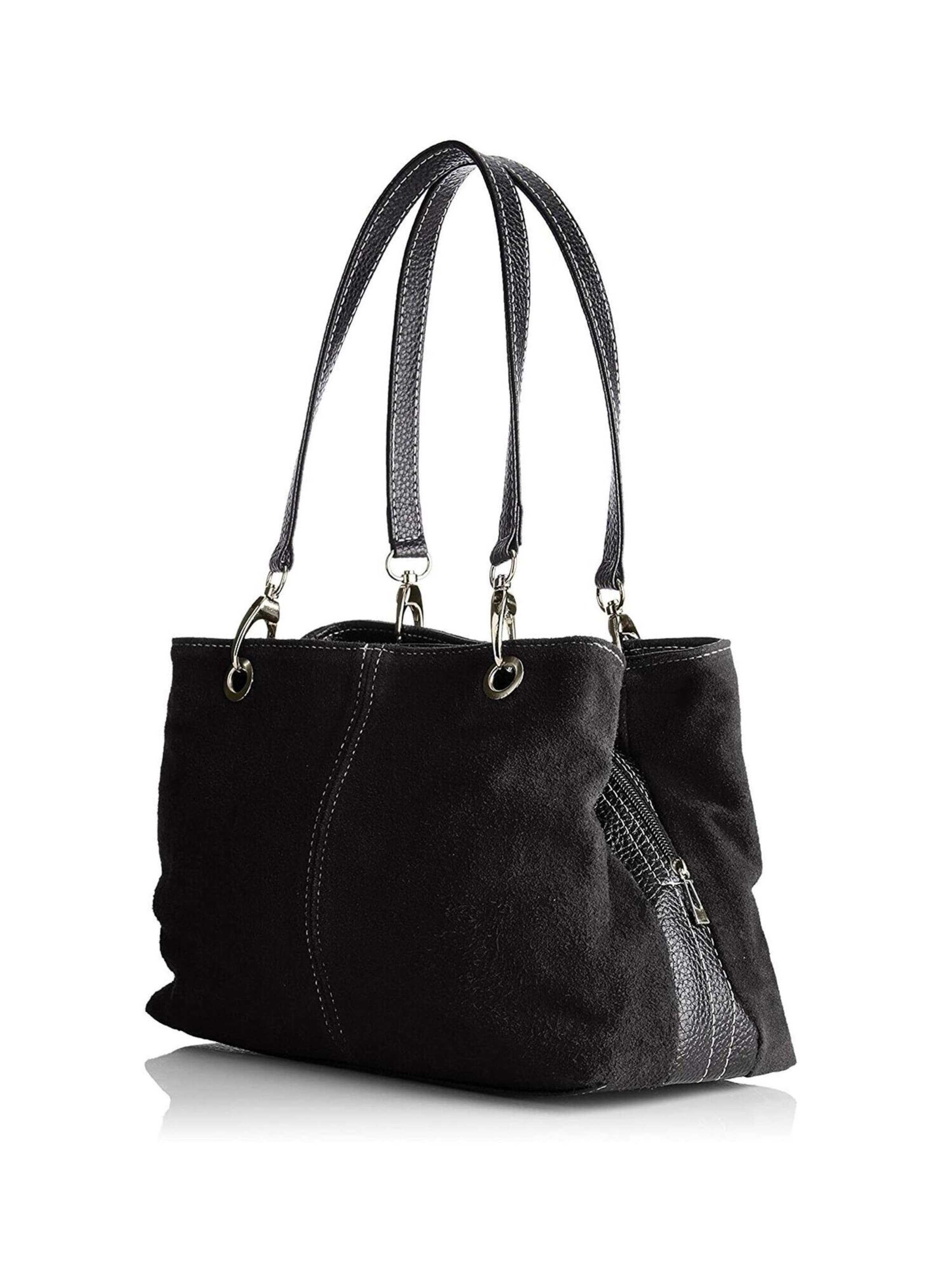 CHICCA BORSE Handtasche in Schwarz