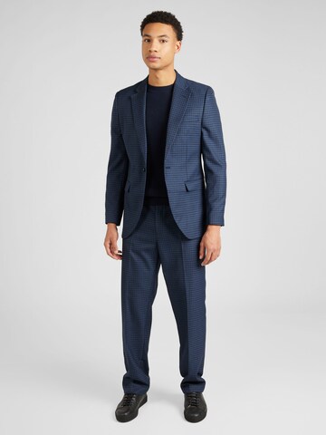 BURTON MENSWEAR LONDON regular Παντελόνι με τσάκιση σε μπλε