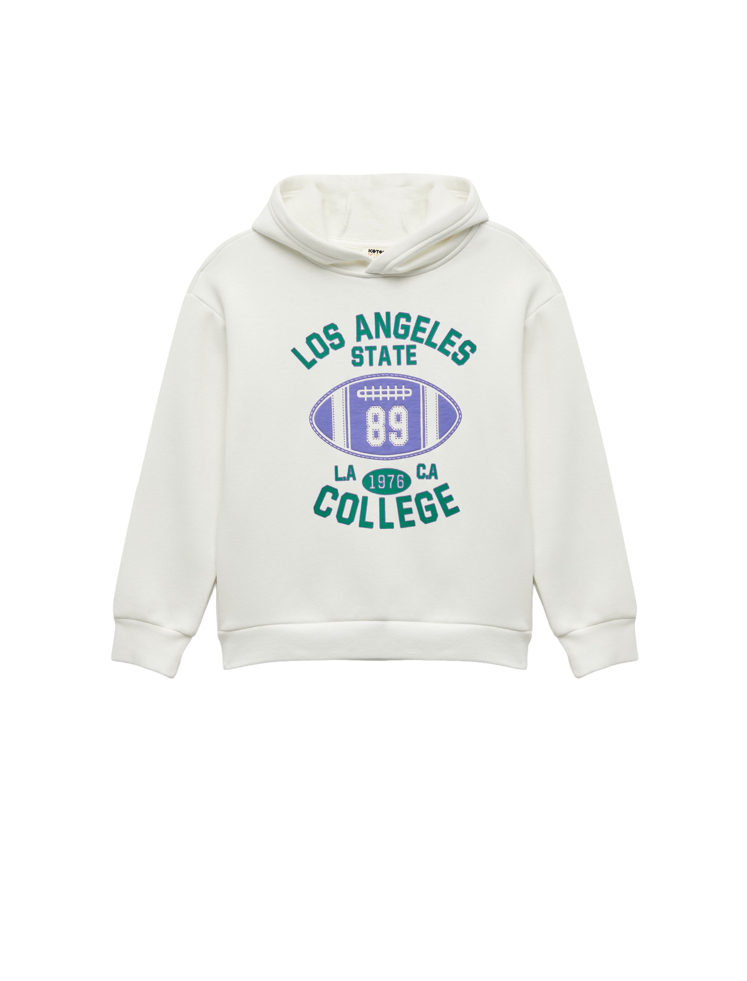 Koton Sweatshirt in Wit: voorkant