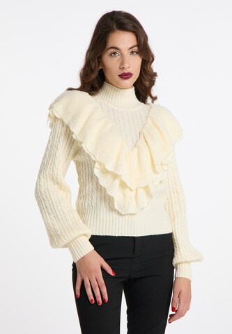 faina Sweater 'Tylin' in White: front