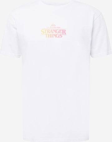 QUIKSILVER Performance Shirt 'STRANGER THINGS' in White: front