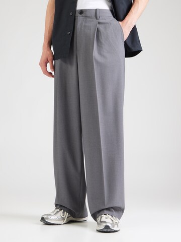 WEEKDAY Loosefit Hose 'Uno' in Grau: Vorderseite