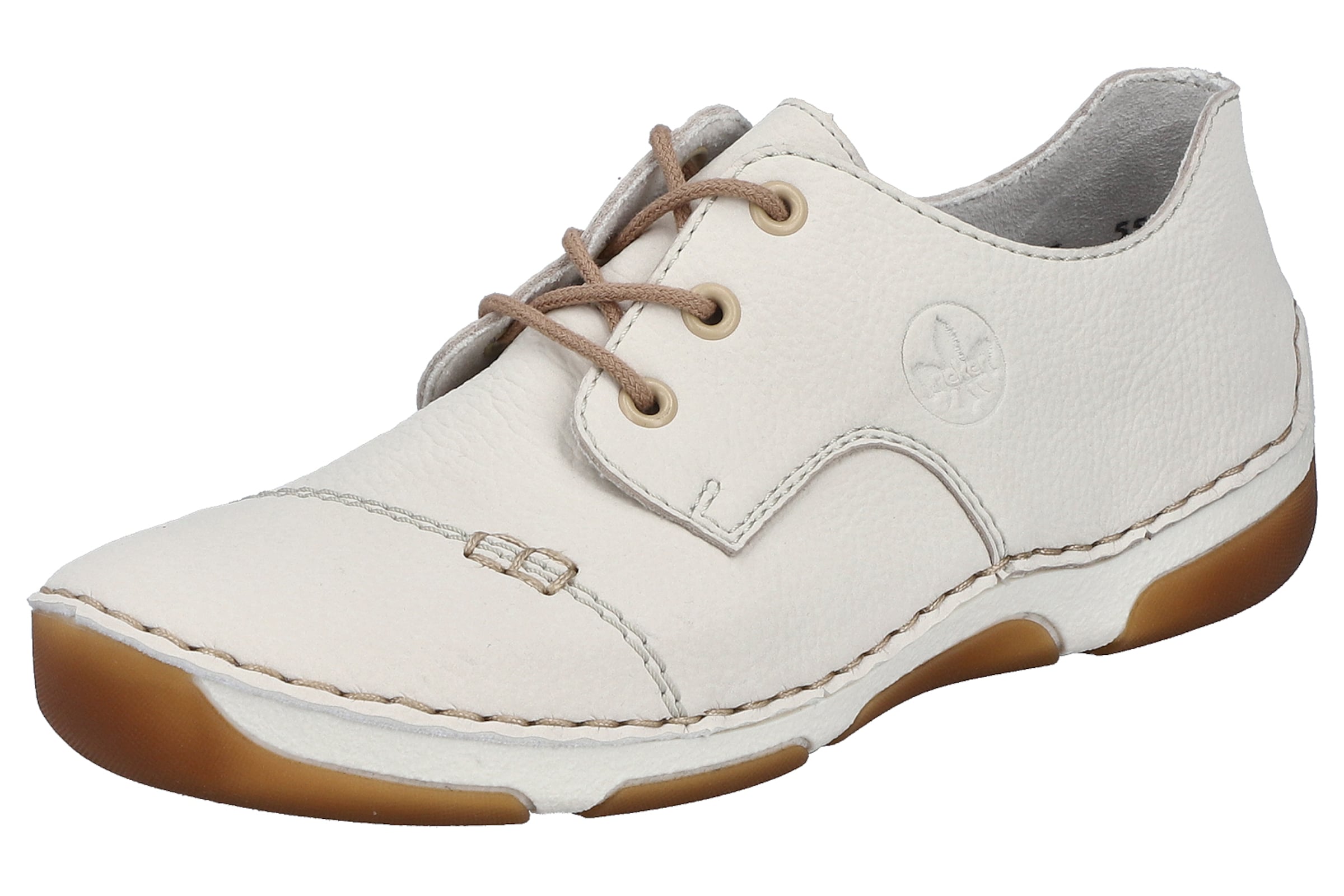 Rieker Schnürschuh in naturweiß, Produktansicht