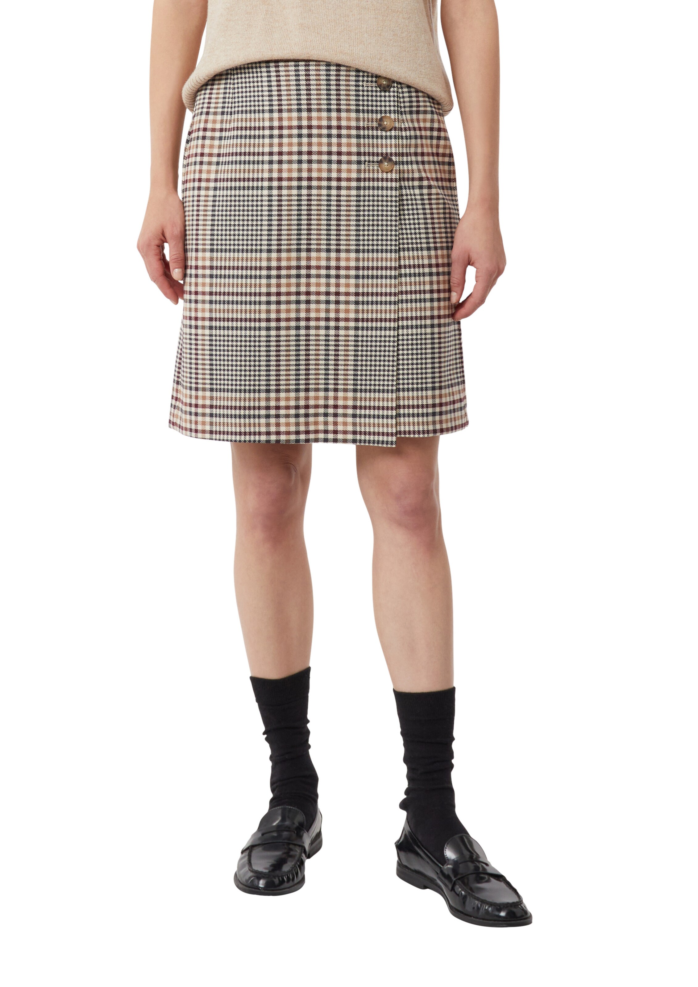 Jupe COMMA en beige : devant