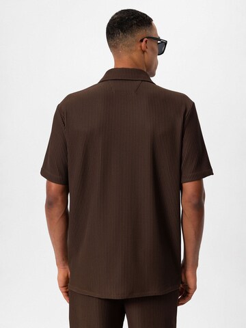Fit confort Chemise Antioch en marron
