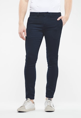 Le Temps Des Cerises Regular Chino Pants 'JOGG' in Blue: front