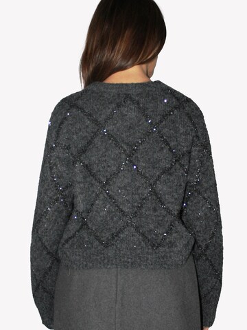 Honnête Atelier Knit Cardigan 'Anaella' in Grey