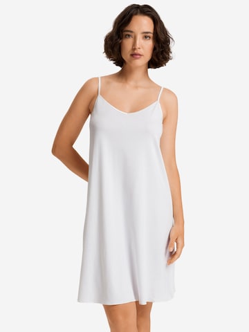 Hanro Nachthemd 'Cotton Silk'‌ in Weiß