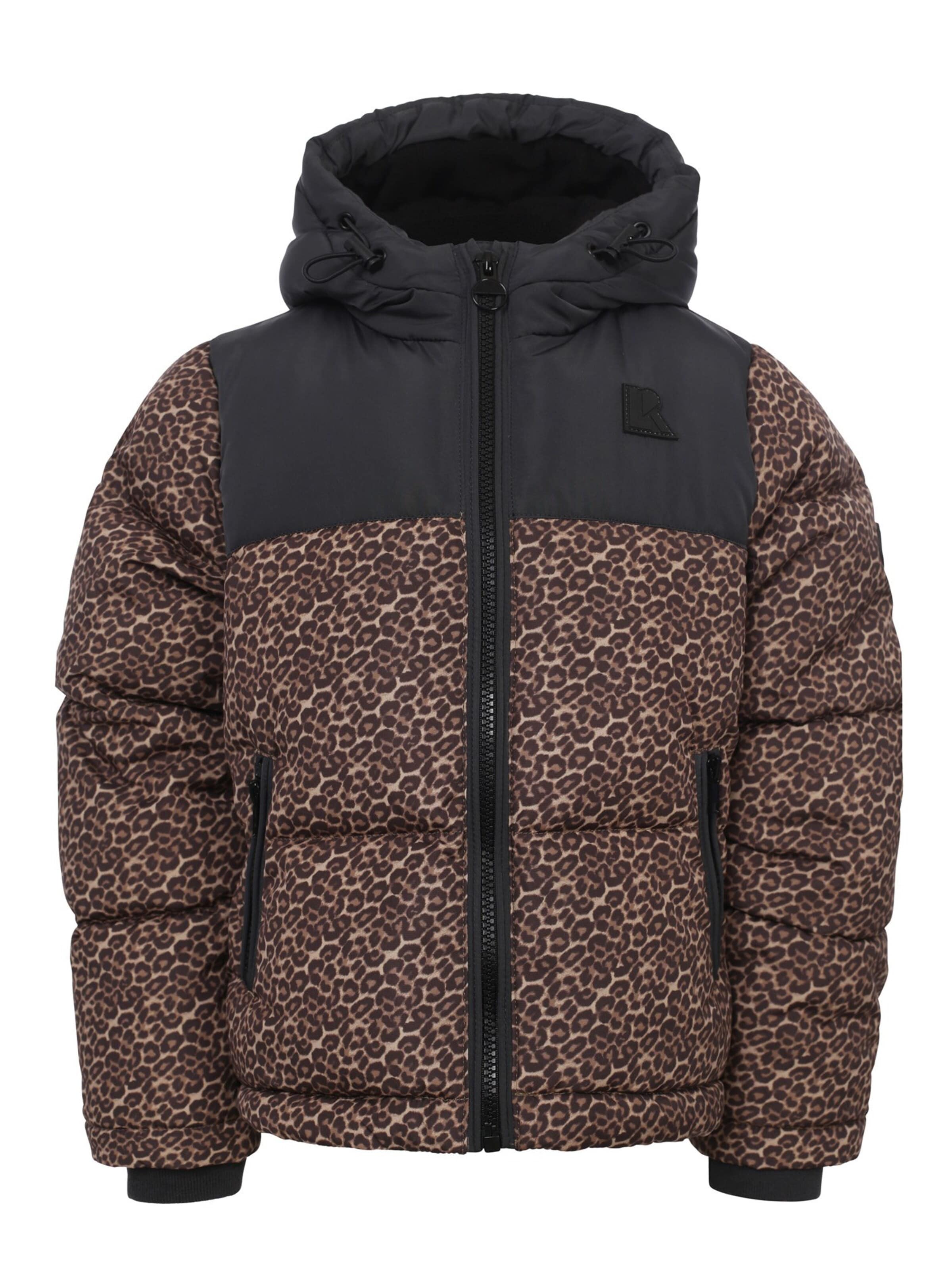 Veste d’hiver Looxs Revolution en marron : devant