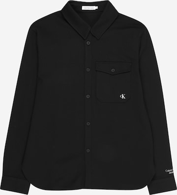 Calvin Klein Jeans Átmeneti dzseki 'Punto' - fekete: elől