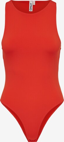 Only Petite Shirt Bodysuit 'FANO' in Orange: front