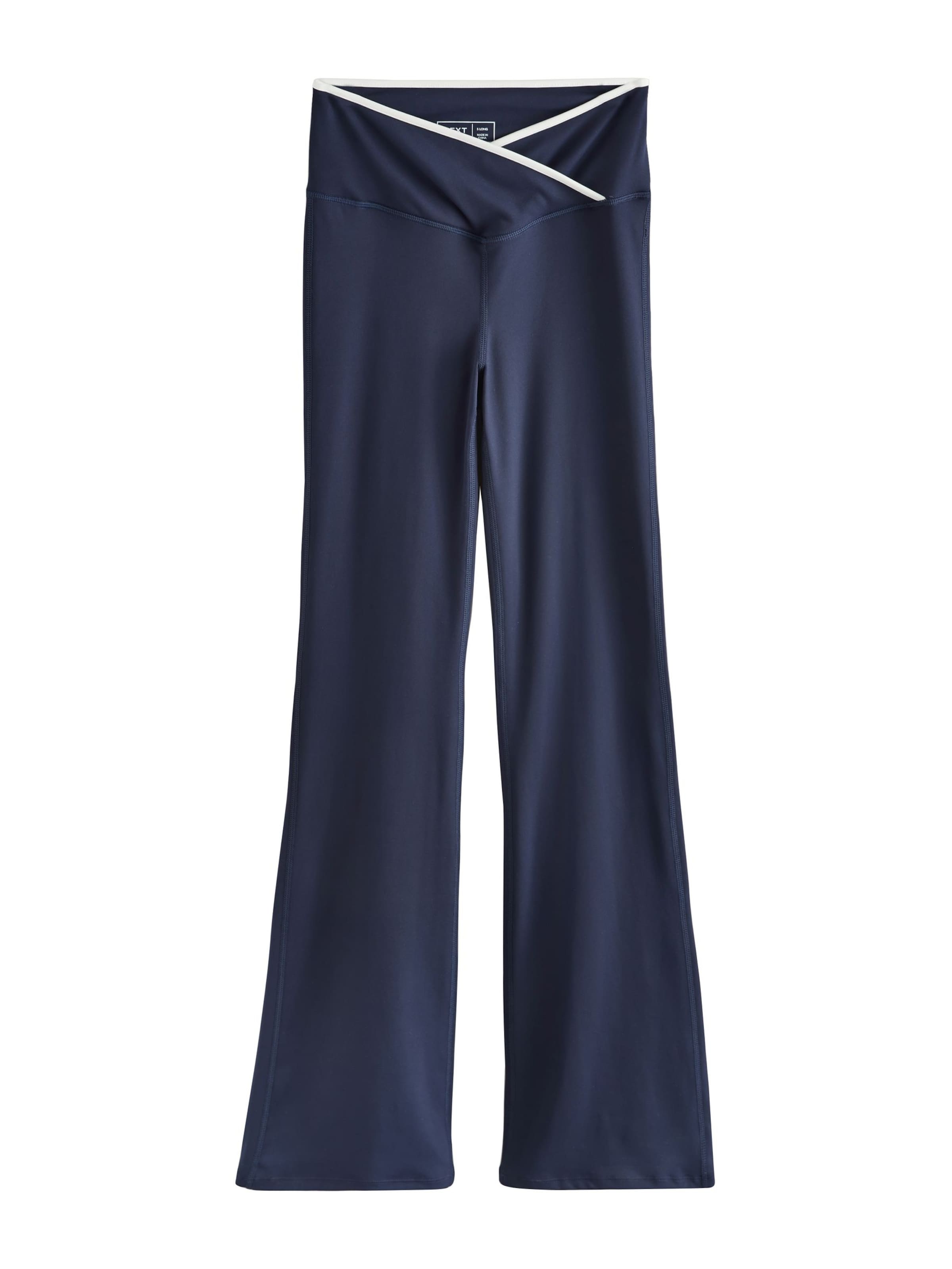 Next Flared Workout Pants in Blue: front