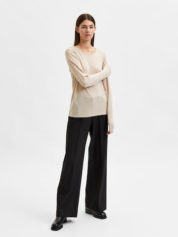 SELECTED FEMME Pullover 'LYDIA' in Beige