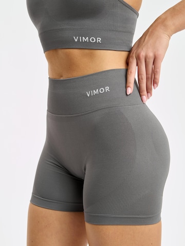 Vimor Skinny Leggings 'Joy Scrunch Shorts' in Grey
