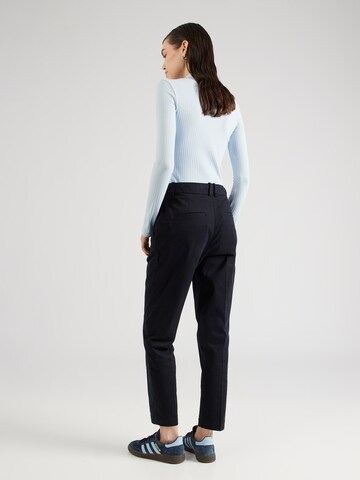 ESPRIT Regular Trousers with creases in Black