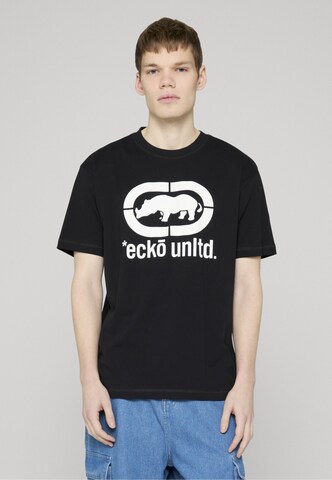 Maglietta 'JohnRhino' di Ecko Unlimited in nero: frontale
