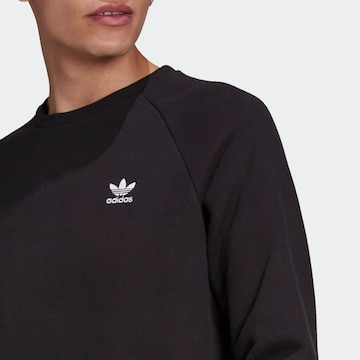 Coupe regular Sweat-shirt 'Adicolor Essentials Trefoil' ADIDAS ORIGINALS en noir