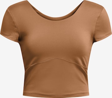 UNDER ARMOUR Performance Shirt 'Meridian' in Brown: front