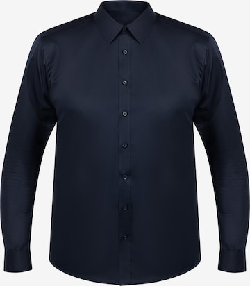 DreiMaster Klassik Overhemd in Blauw: voorkant
