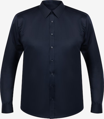 DreiMaster Klassik Regular fit Button Up Shirt in Blue: front