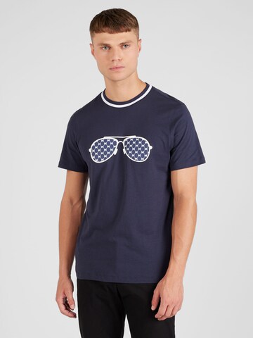 Michael Kors T-Shirt 'AVIATOR' in Blau: Vorderseite