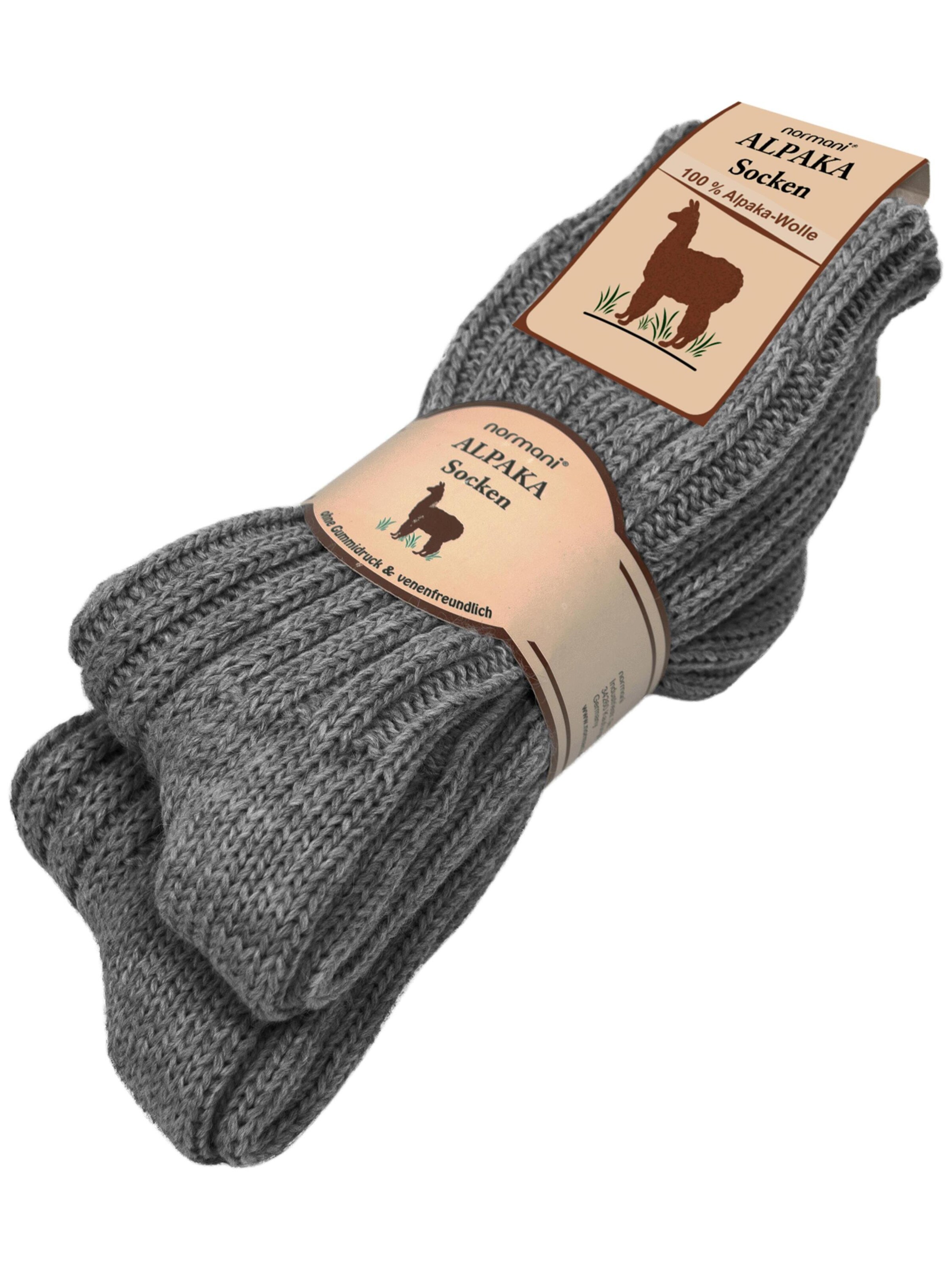 Chaussettes normani en gris