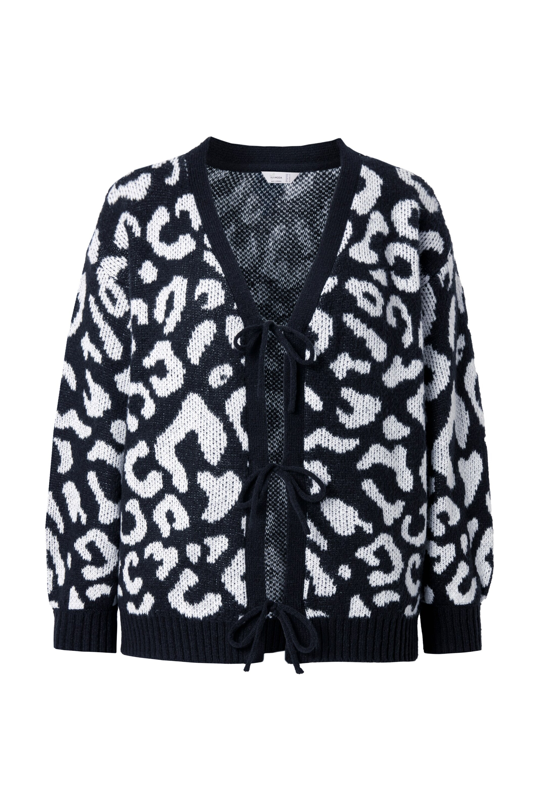 MIAMODA Strickjacke in Schwarz: Vorderseite