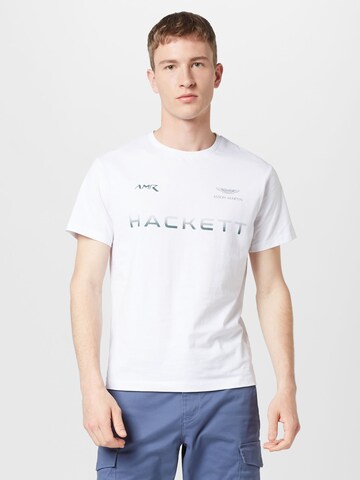 Maglietta di Hackett London in bianco: frontale