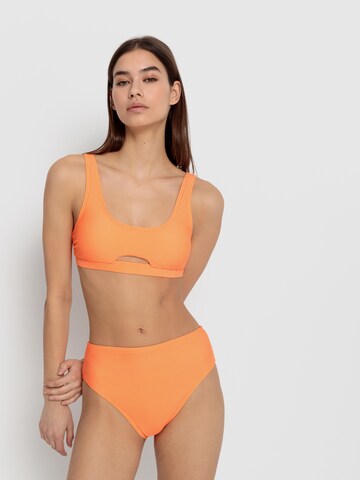 LSCN by LASCANA - Bustier Top de bikini 'Gina' en naranja