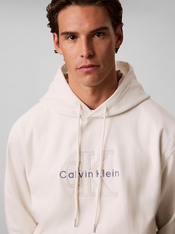 Calvin Klein Jeans Sweatshirt 'Terry' in Beige