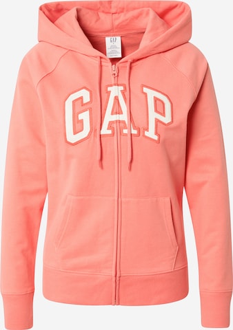 GAP Bluza rozpinana w kolorze różowy: przód