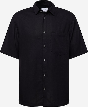 WEEKDAY Hemd in Schwarz: Vorderseite