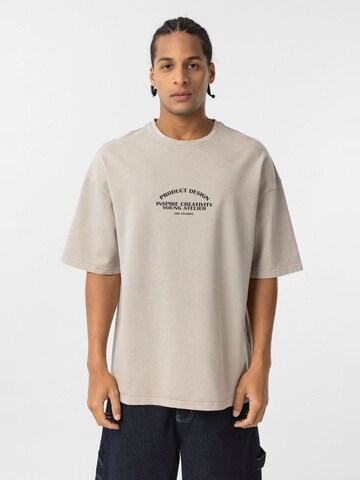 Maglietta 'Jehuel' di Dandalo in grigio: frontale