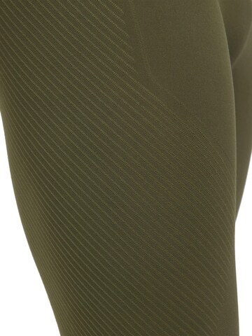 FALKE Skinny Workout Pants in Green