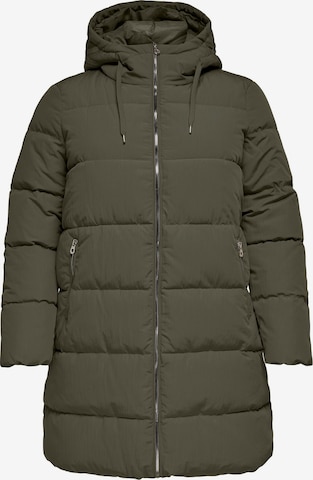 Manteau d’hiver 'Dolly' ONLY Carmakoma en vert : devant