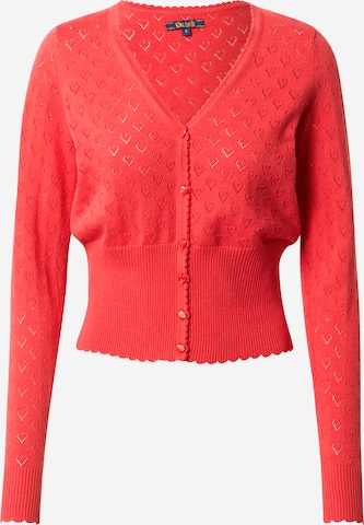 King Louie Strickjacke 'Cardi' in Orange: predná strana