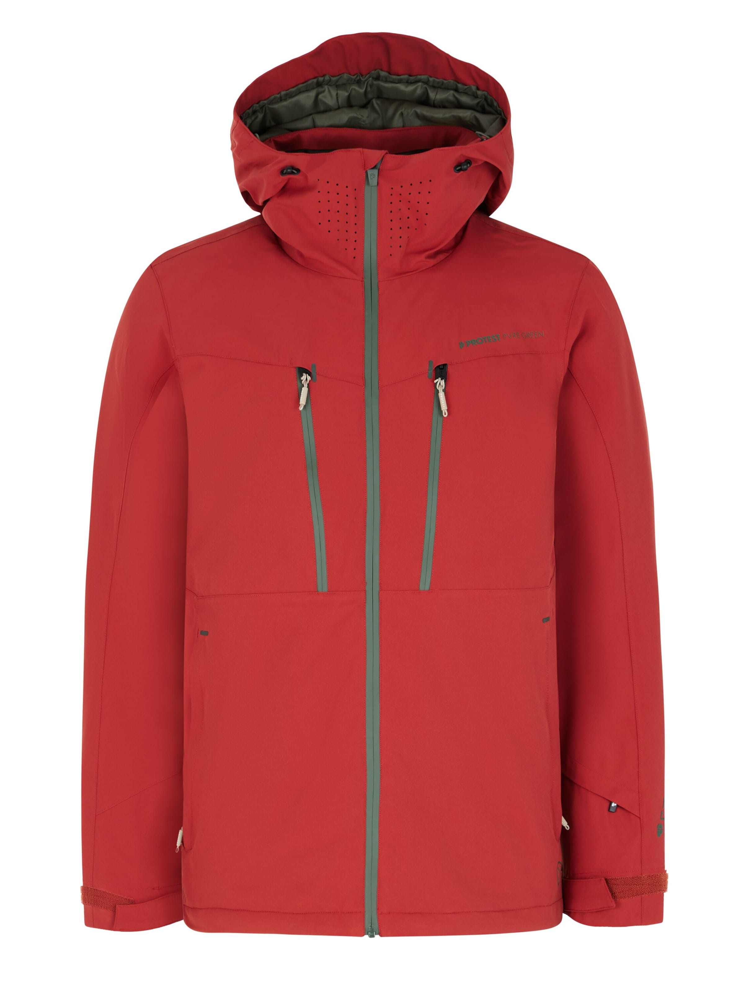 PROTEST Sportjacke 'PRTTIMOTHY'‌‌‌‌‌‌‌‌‌ in Rot: Vorderseite