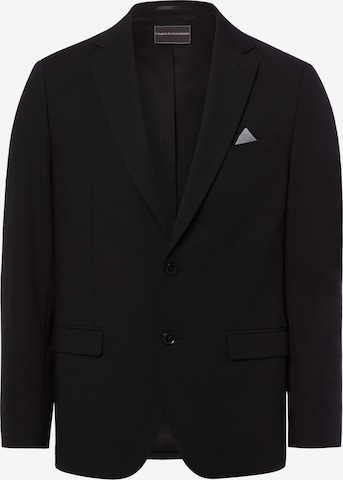 Finshley & Harding Regular fit Business-colbert in Zwart: voorkant