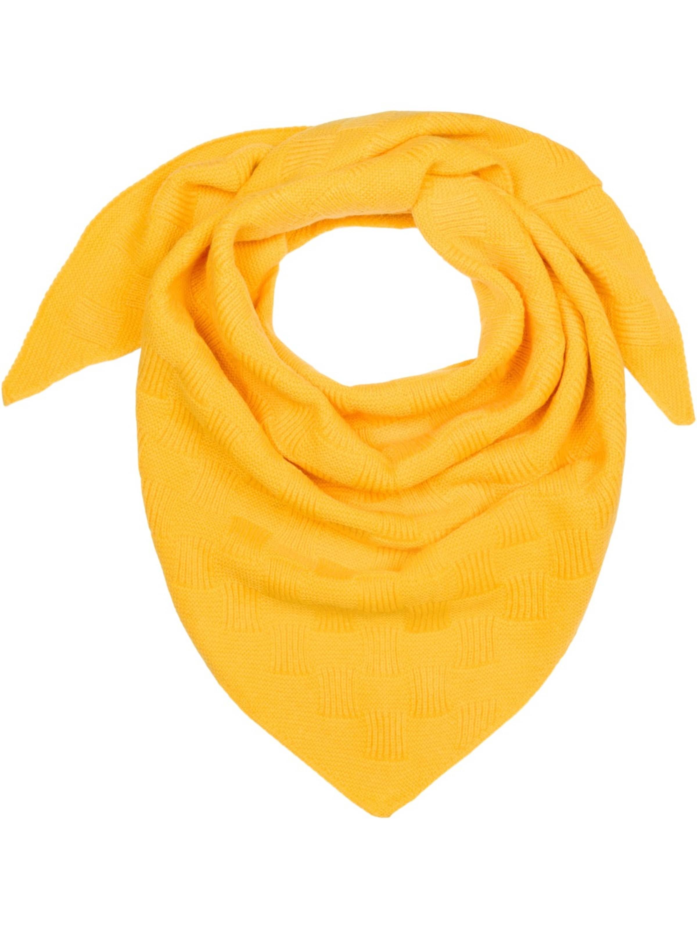 styleBREAKER Shawl in Yellow: front