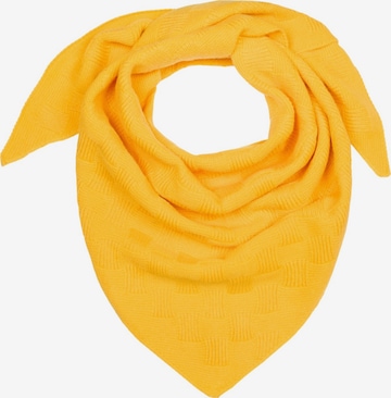 styleBREAKER Shawl in Yellow: front