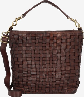 Campomaggi Shoulder Bag in Brown: front