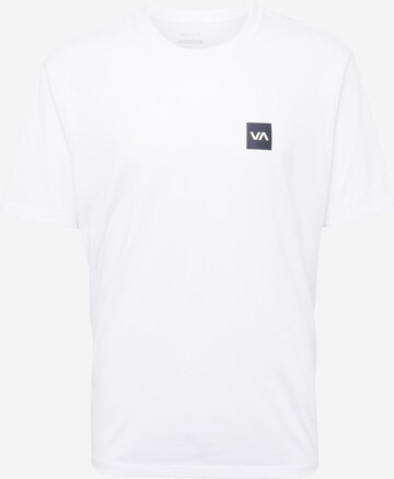 Maglia funzionale di RVCA in bianco: frontale