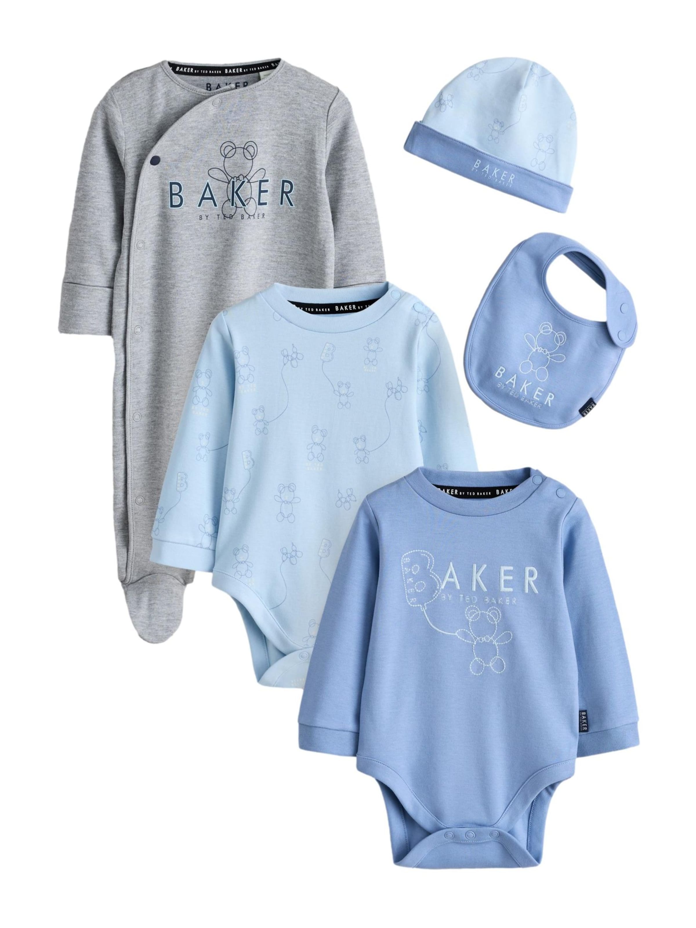 Baker by Ted Baker - Conjunto de ropa interior en azul: frente