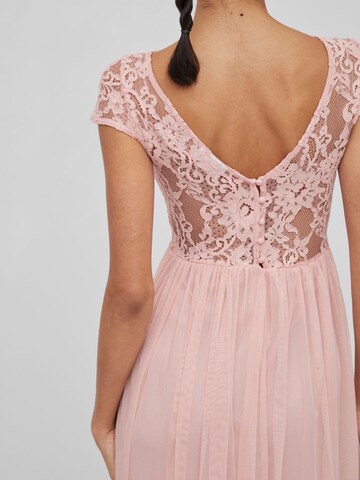 VILA Abendkleid in Pink