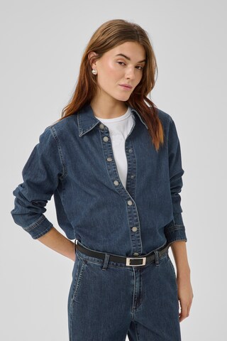 My Essential Wardrobe Blouse 'Linn Sofia 115' in Blue: front