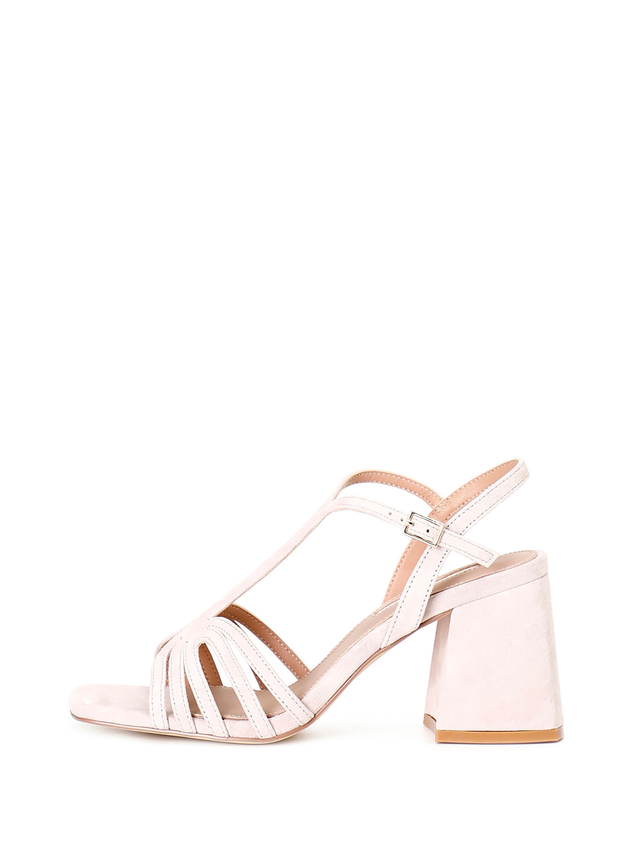 CAFè NOIR Sandaal in Beige: voorkant