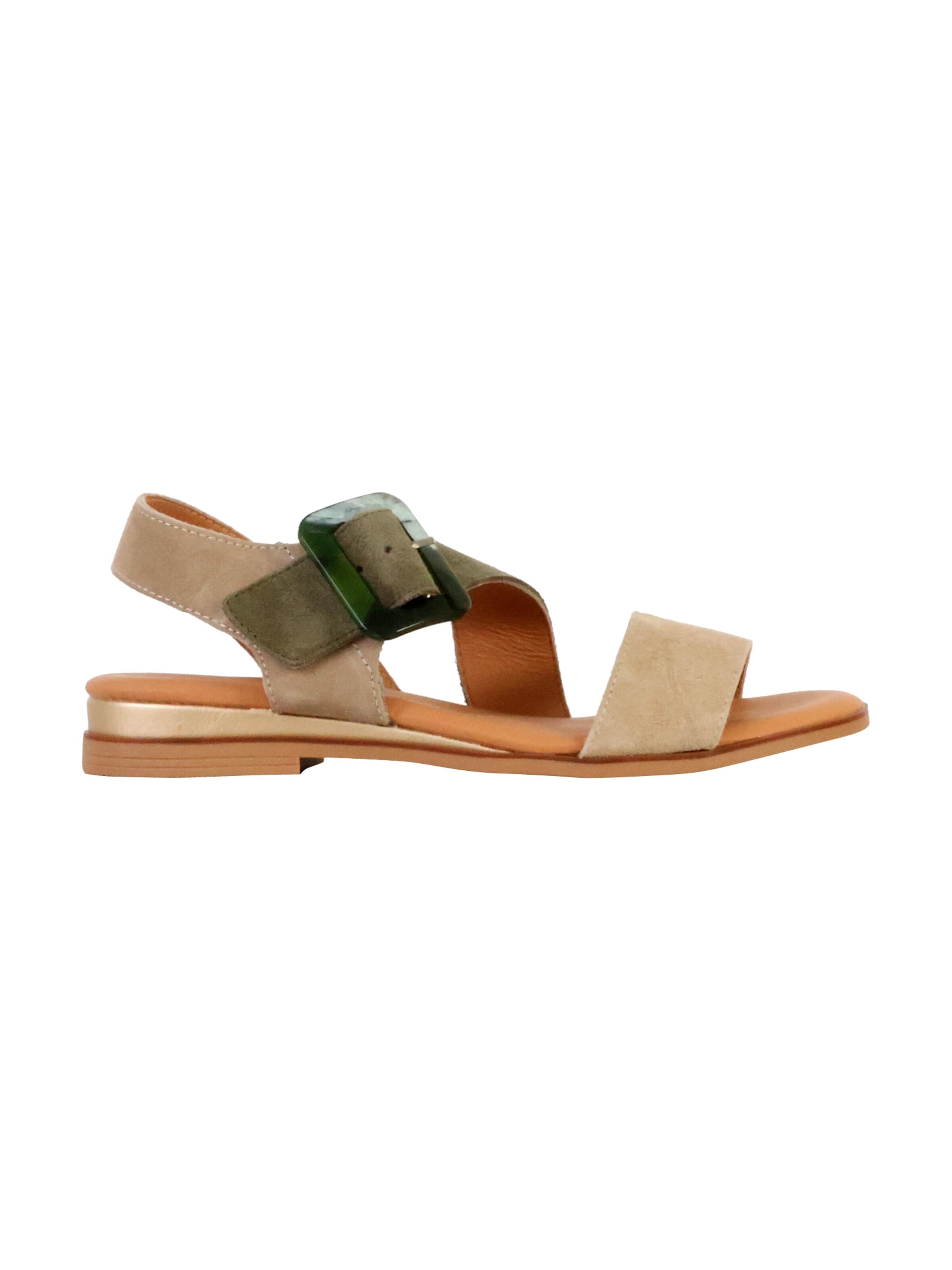 The Divine Factory Sandaal 'Alenoa-Ledersandalen' in Groen